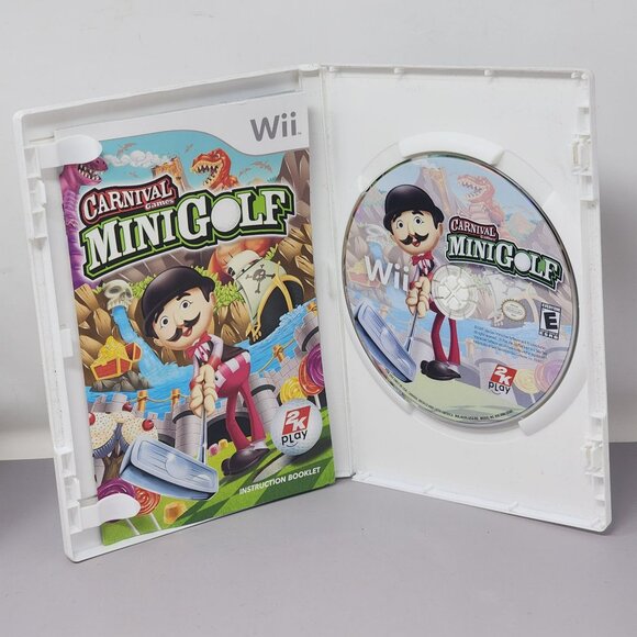 Carnival Games Mini Golf Wii Video Game By 2K Play E For Everyone Untested - Picture 3 of 6